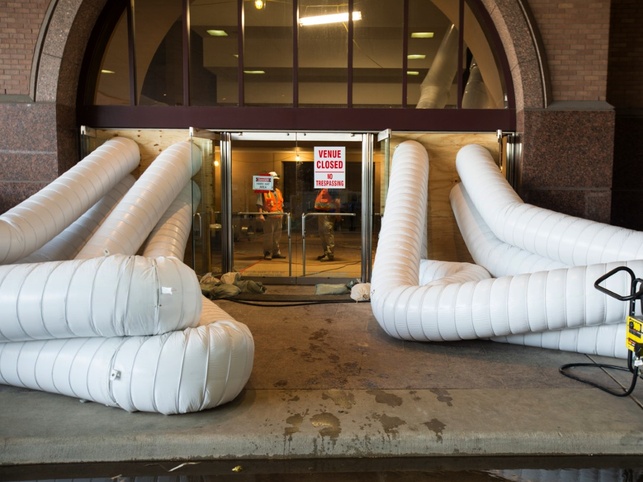 Wortham Theater Center being repaired after Hurricane Harvey