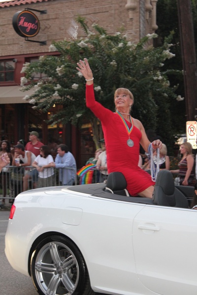 Gay Pride Parade, Female Grand Marshall, Jenifer Pool, June 2012