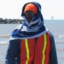 Katie Louisiana Revisited part 6 May 2013 Workers on Grand Isle