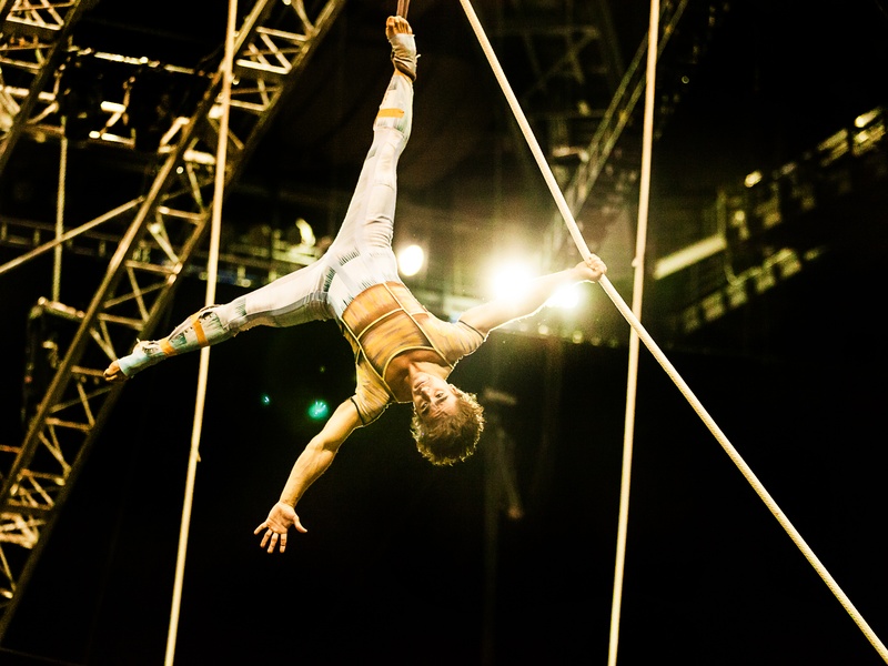 Lynn Lane, Cirque du Soleil, Quidam, Rehearsal
