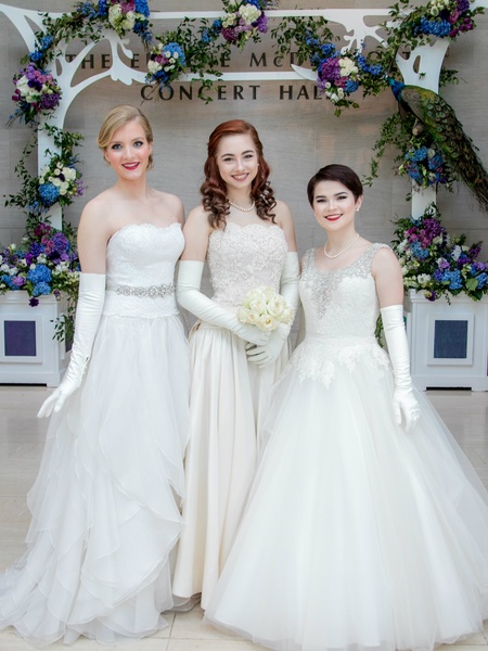 Layne Anderson, Madeline Hendrick and Bailey Turfitt