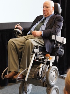 Michael Graves, September 2012, in wheelchair