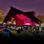 Miller Outdoor Theater crowd venue at night