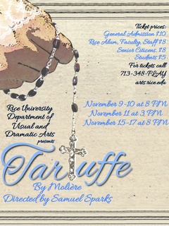 Rice Theatre to present Tartuffe
