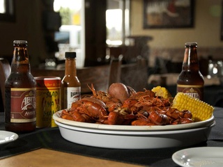 L.A. Bar crawfish corn on the cob beer potatoes