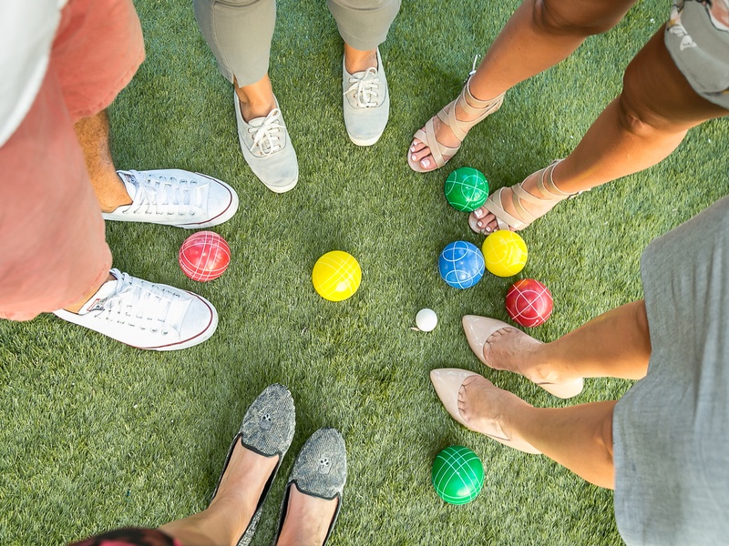 CultureMap Country Club Social bocce ball