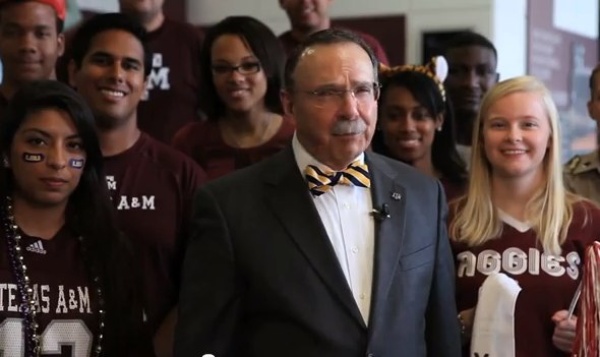 Austin photo: News_A&M Video_President Loftin