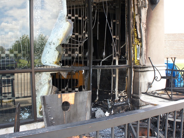 Azul Lounge, fire, September 2012