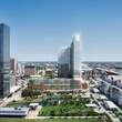 Marriott Marquis Hotel, RIDA Development, Discovery Green, December 2012