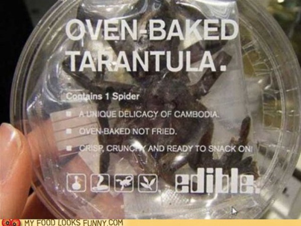 News_My Food Looks Funny_tarantula_spider