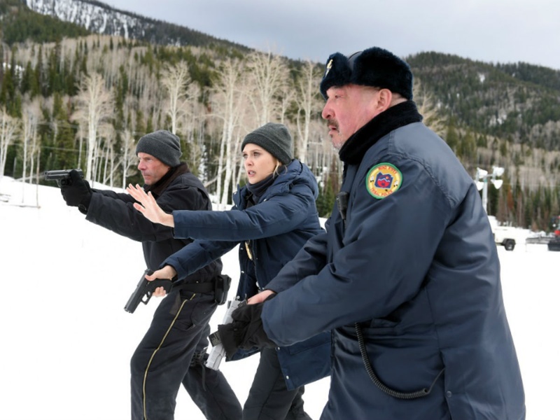 Hugh Dillon, Elizabeth Olsen and Graham Greene star in Wind River