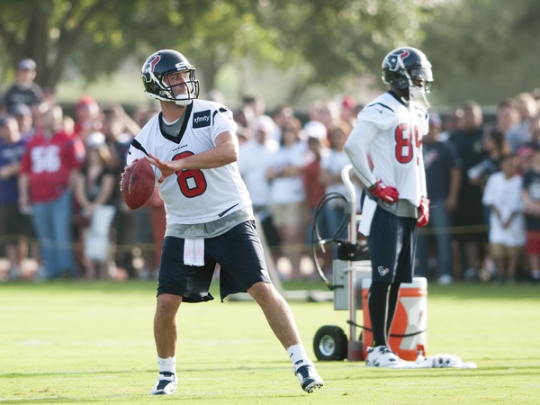 Matt Schaub Texans throwing camp