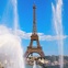 Eiffel Tower, fountains, Paris