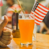 Hops & Grain Brewing brewery beer glass 2015