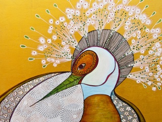 Jung Center art opening reception: Magic Birds by Tania Botelho