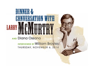 Center for Houston's Future hosts "Dinner and Conversation with Larry McMurtry and Diana Osanna"