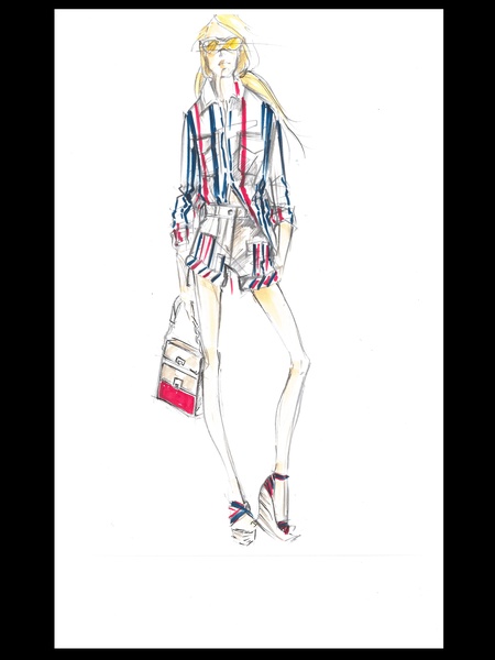 Clifford, Fashion Week, sketches, Tommy Hilfiger women, September 2012