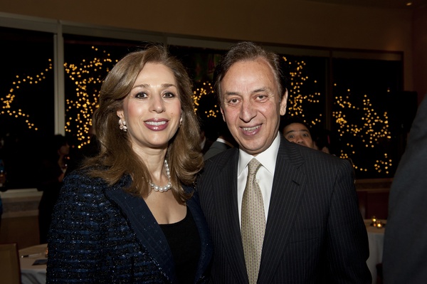 News_Asia Society_preview party _January 2012_Roya Taghidisi_Massoud Taghdisi