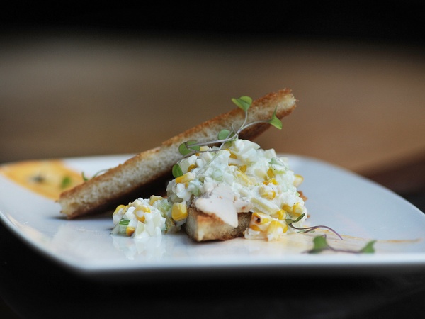 Monarch, deconstructed chicken salad