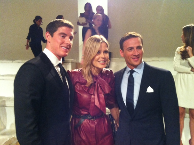 Conor Dwyer, Ryan Lochte, Mary Alice Stephenson, fashion week, September 2012