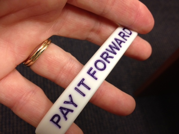 Pay it forward bracelet