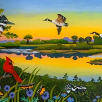 William Reaves | Sarah Foltz Fine Art presents "Of Texas Rivers and Texas Art" opening day