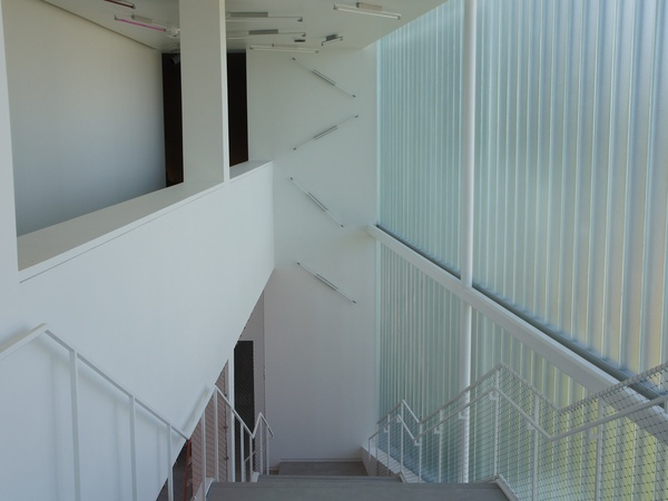 Blaffer Reopening, September 2012, stairs