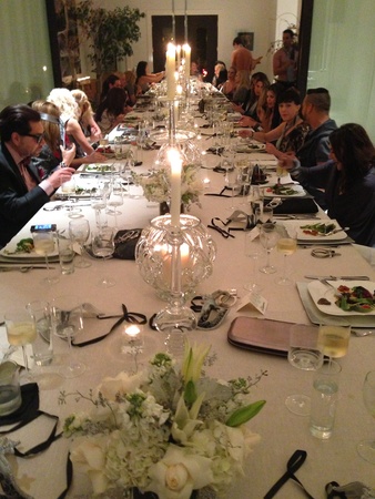 Ericka Bagwell, birthday party, table setting, October 2012