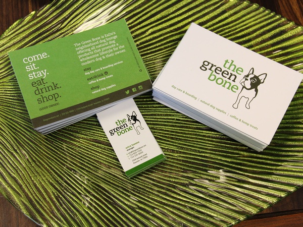 Green Bone, barkery, bakery, March 2013, Promo Cards