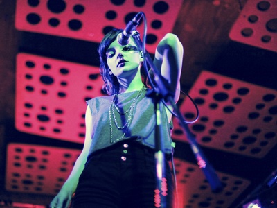 Chvrches playing live