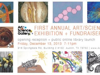 banner for Art.Science.Gallery natural sciences trading card exhibit