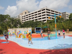 Houston Zoo, Water Play Park 2, June 2012