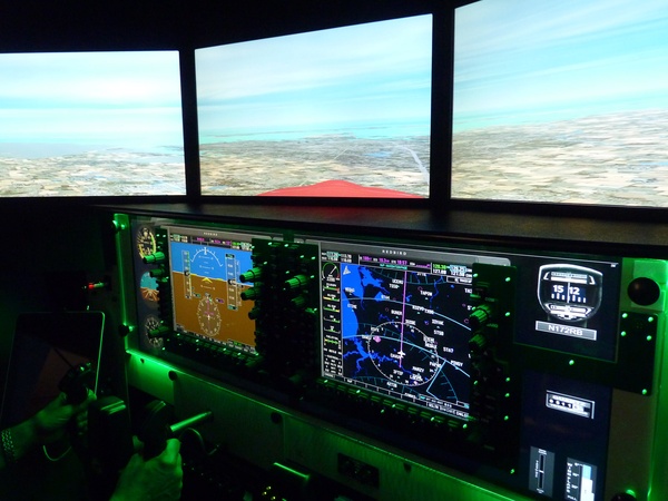 flight simulation, Ellington Field