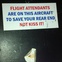 News_United Airlines_flight attendant_sign