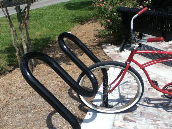 Mitch Cohen_sheeple_bike racks_Houston Heights_First Saturday Arts Market