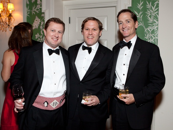 Blue Bird Circle gala, October 2012, Matt Newtown, Chris Johnson, Mark Prescott
