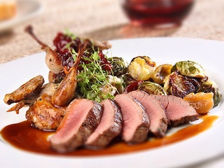 Biga on the Banks San Antonio Restaurant Riverwalk quail venison dish