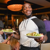 Arian Foster charity dinner Morton's Kareem Jackson