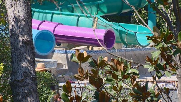 Malouf waterpark slide