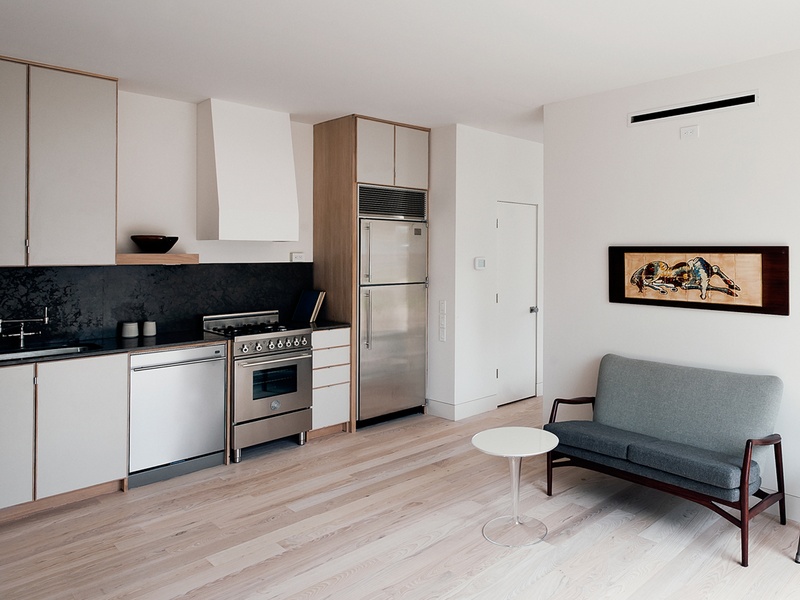 25th Street row houses, January 2013, kitchen