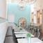 Sweet Paris, crepes, French industrial, chandelier