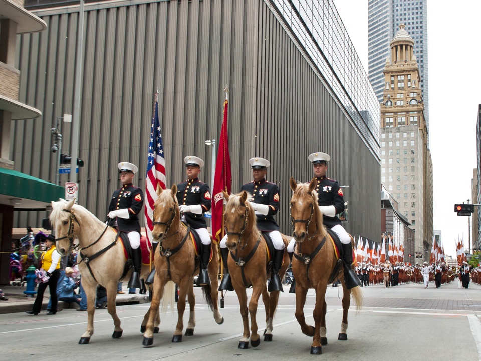 J.J. Watt on a horse, marching bands galore & kid cowboys The Rode