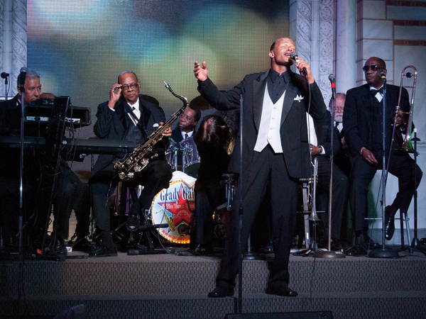 Rice Design Alliance gala, October 2012, band
