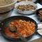 6 Katie Louisiana Revisited Part 7 May 2013 shrimp rice and beans in serving dishes