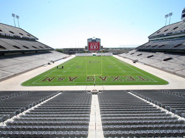 Kyle Field, Texas A&M, empty, stadium
