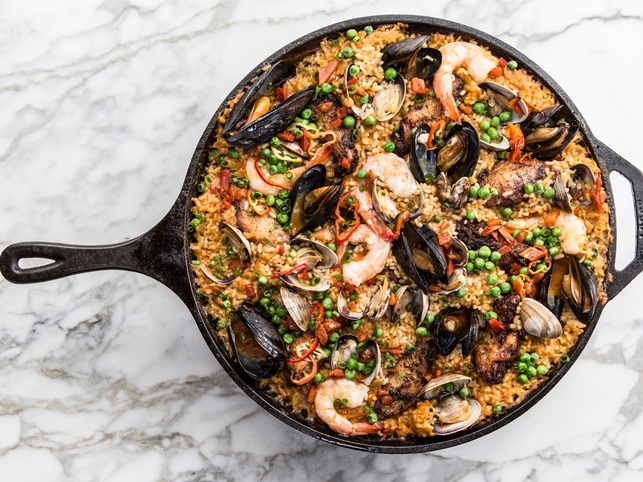 One Fifth Romance Languages cast iron paella