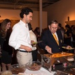 Peveto Border Paintings opening, September 2012, buffet, crowd