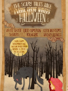 Scary Tales Ball White Ghost Shivers Halloween 2014