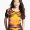 macy's RACHEL Rachel Roy Top, Sleeveless Scoop-Neck Flag-Print Tank