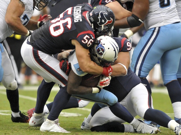 Brian Cushing Texans Titans